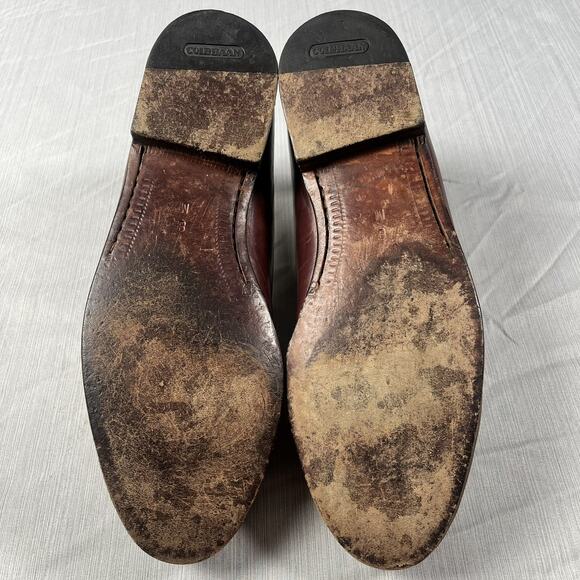 Cole Haan Genuine Leather Tassel Loafer Men’s Size 8 Dress Shoes Made in Italy - Picture 6 of 7